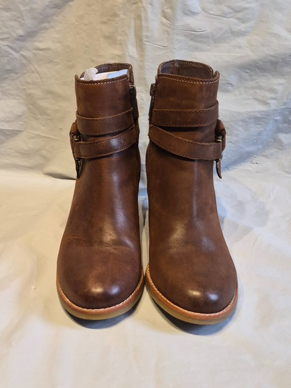 New In Box sz 7M Sperry Top-Sider Dark Brown Chelton Leather Booties - Picture 2 of 11